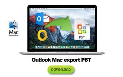 outlook mac export pst